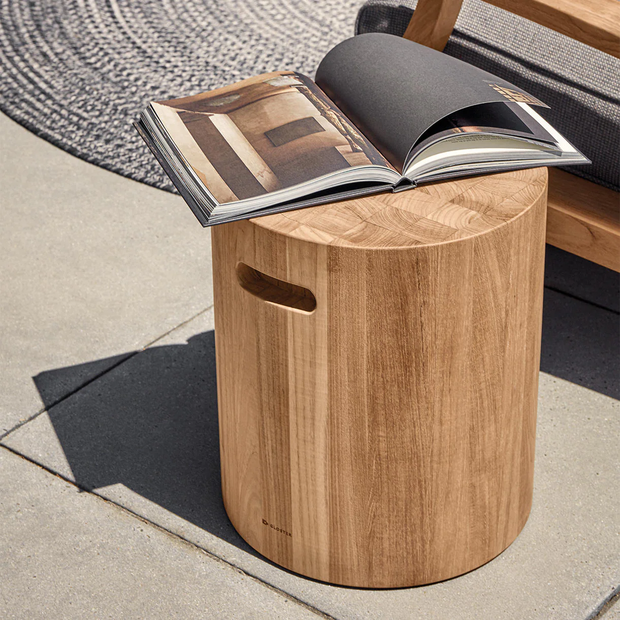 Block Round Side Table