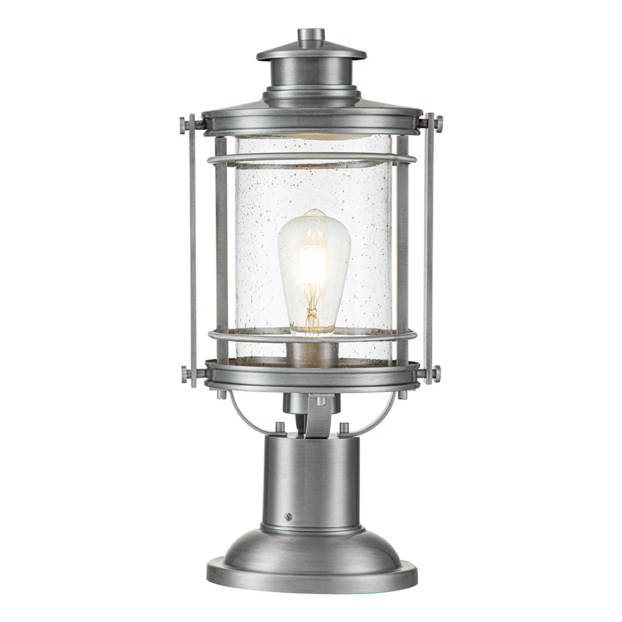 Booker Outdoor Pedestal Lantern - Image 3
