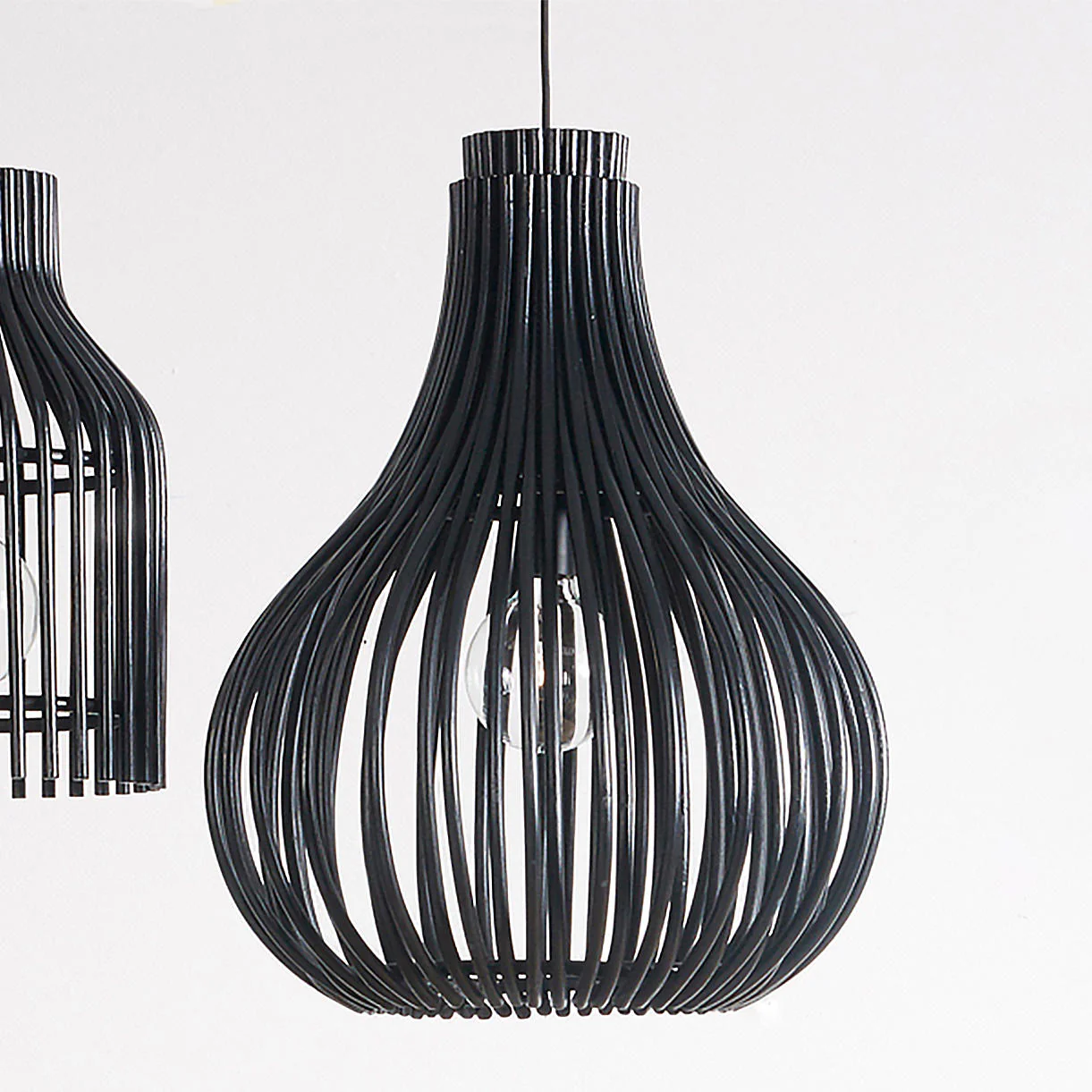Bulb Rattan Indoor Pendant Light - Image 3