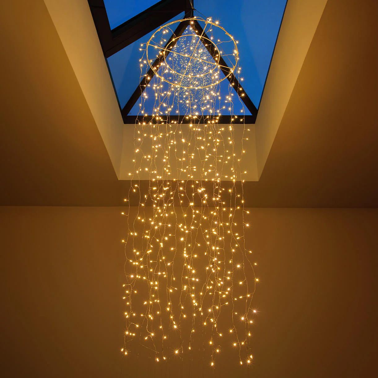 Cascading Micro Wire Waterfall Light Feature