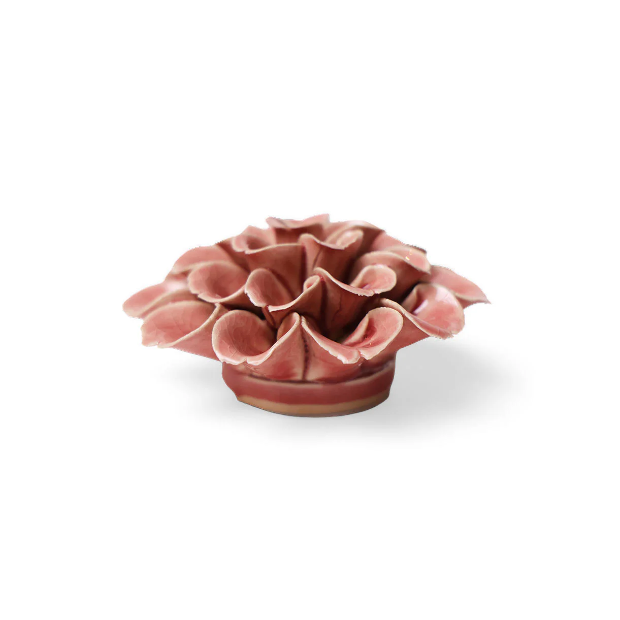 Ceramic Hydrangea Pink Flower - Image 3