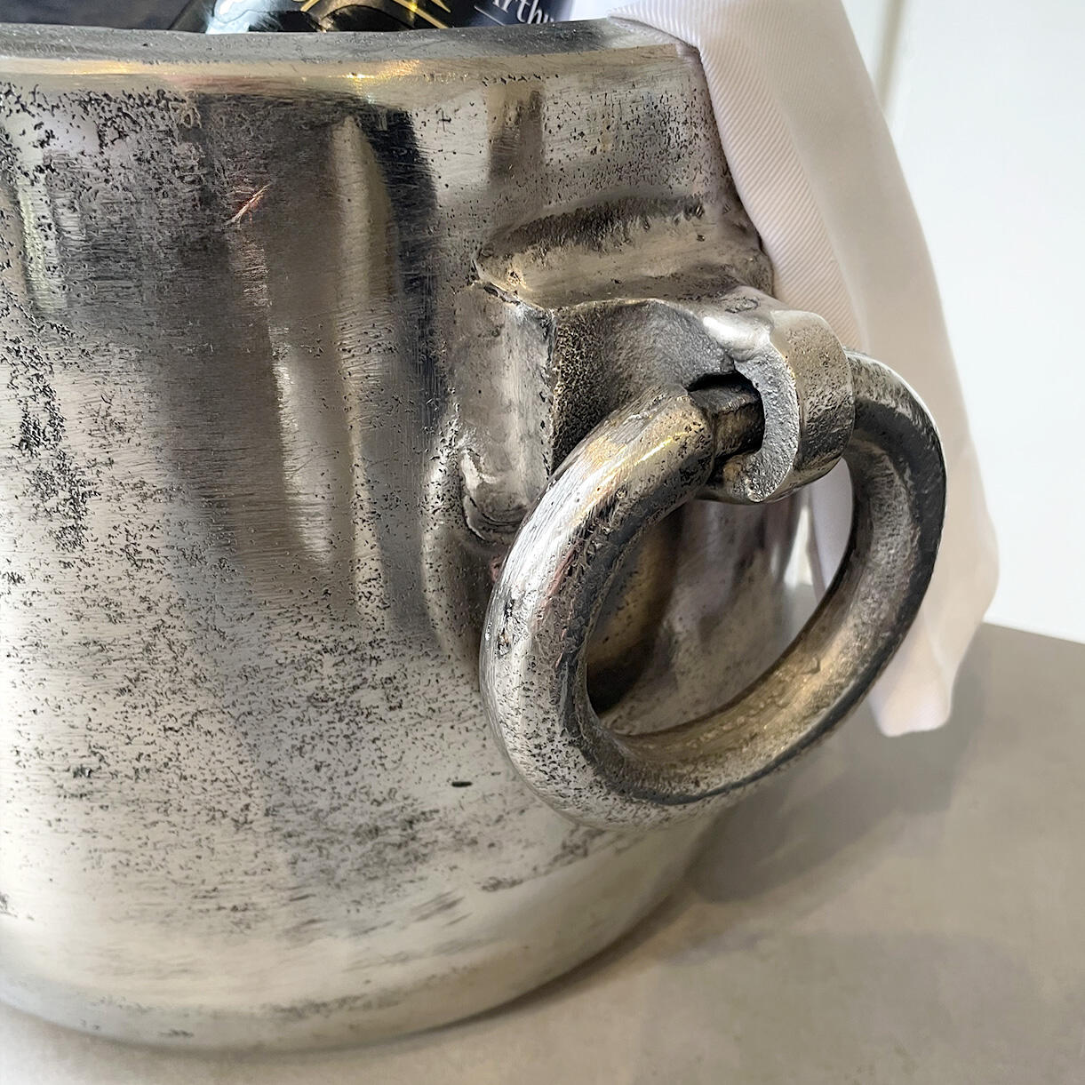 Champagne Bucket with Ring Handles - Image 2