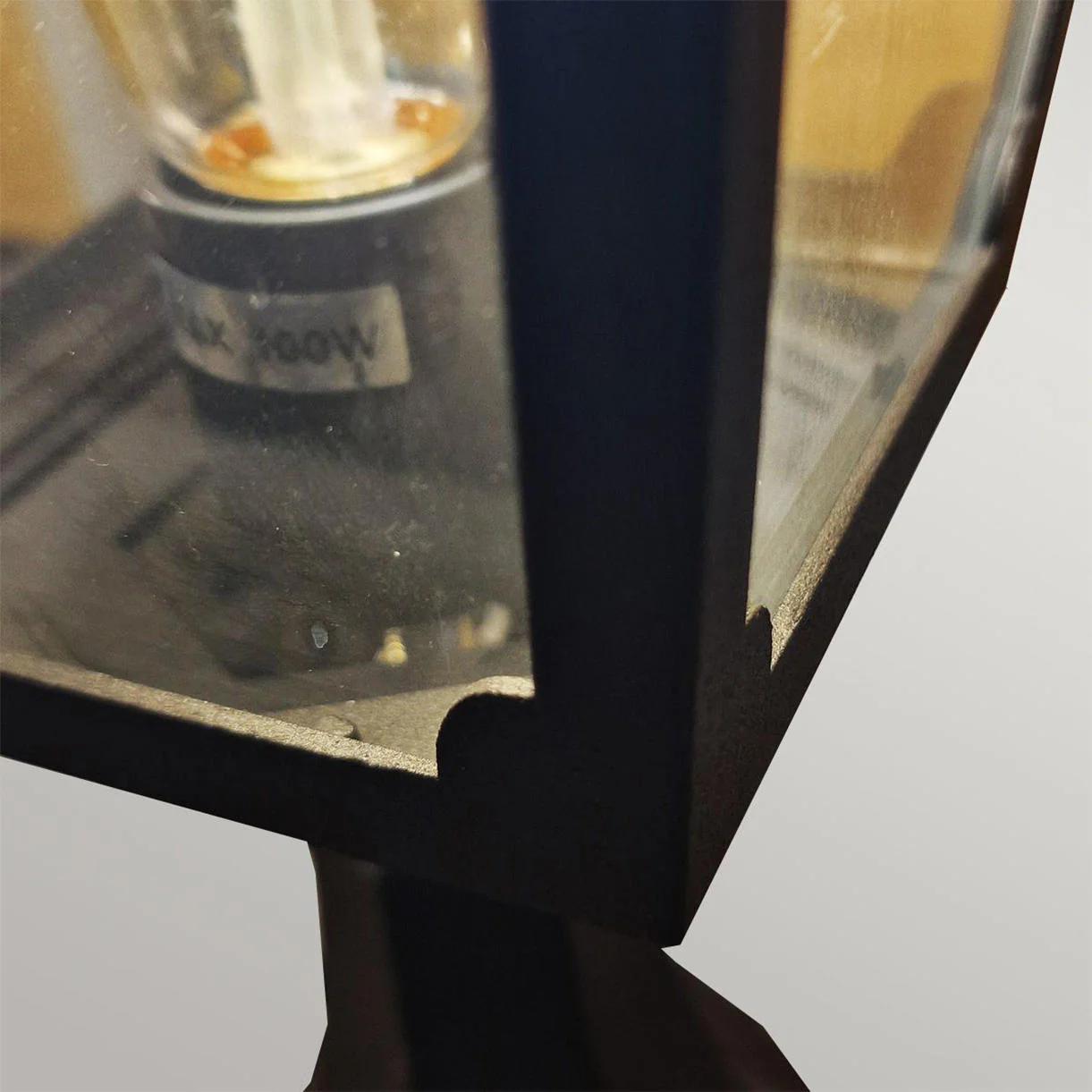 Chapel Mini Outdoor Pedestal Lantern - Image 3
