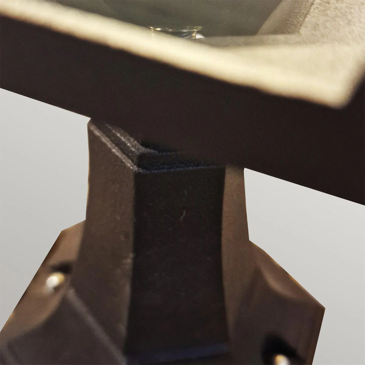 Chapel Mini Outdoor Pedestal Lantern - Image 4
