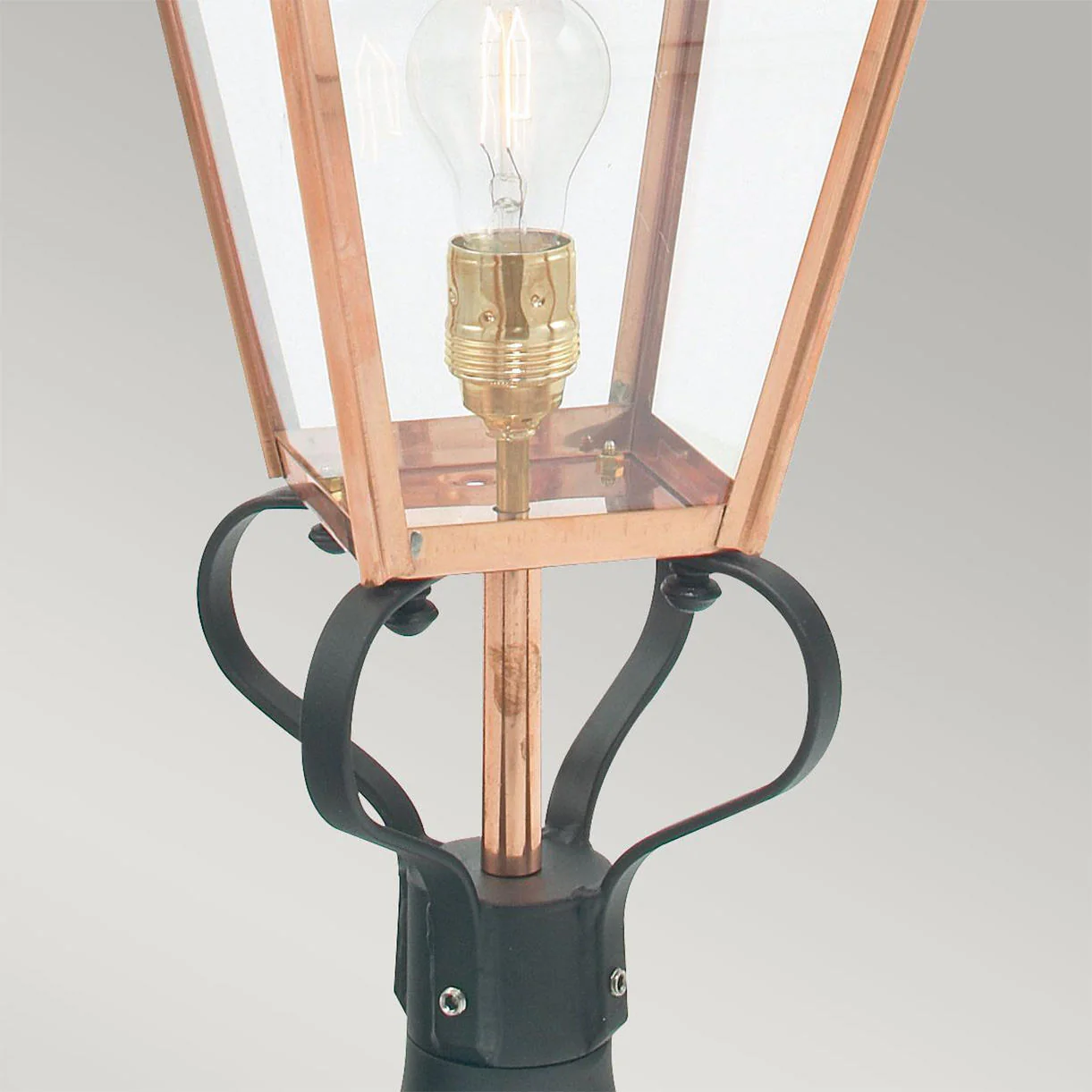 Chelsea Outdoor Pedestal Lantern - Image 3