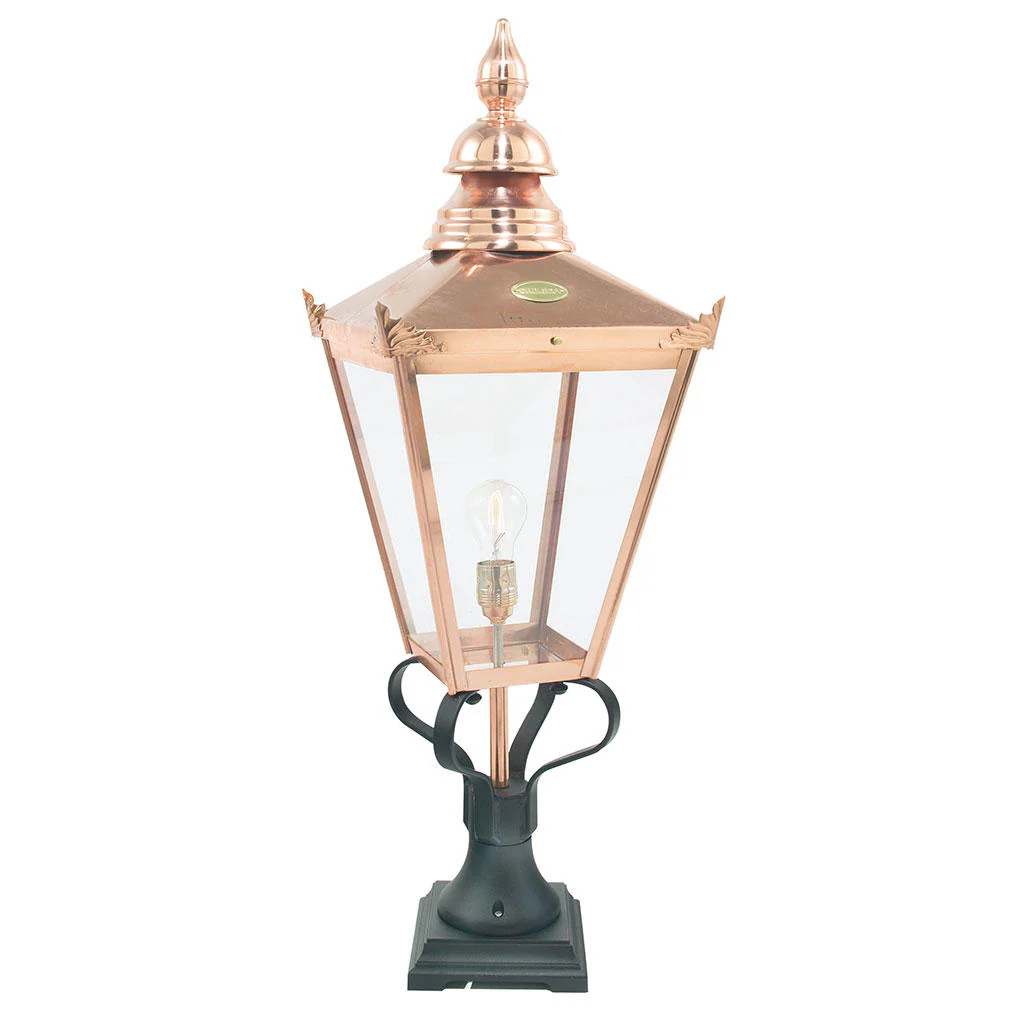 Chelsea Outdoor Pedestal Lantern - Image 5