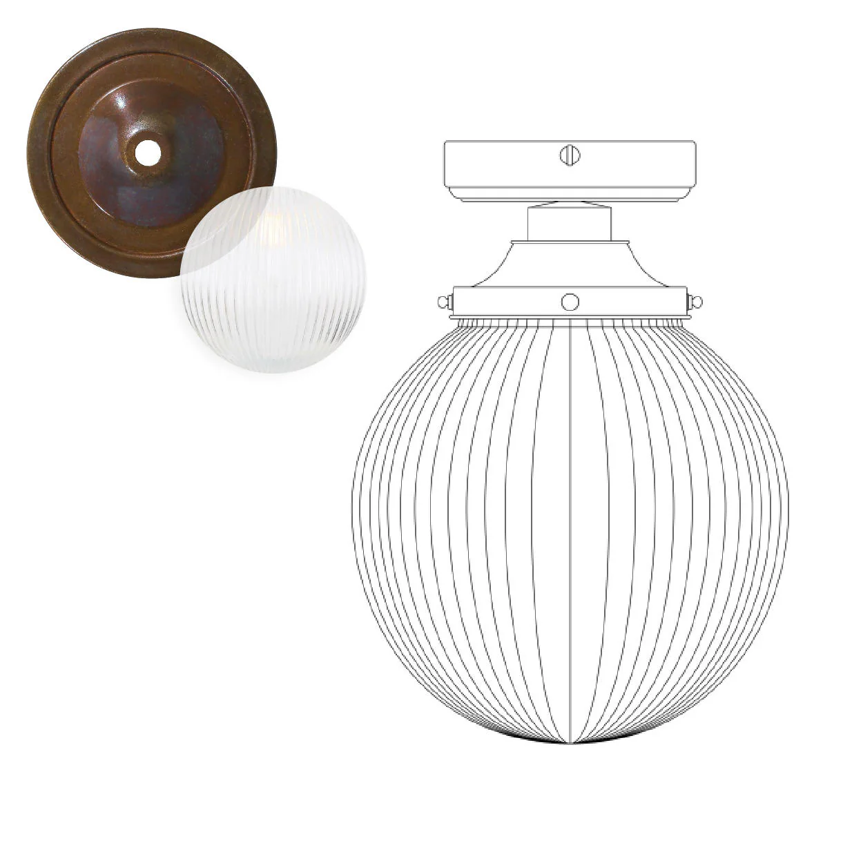 Cherith Outdoor Ceiling Light - Image 4