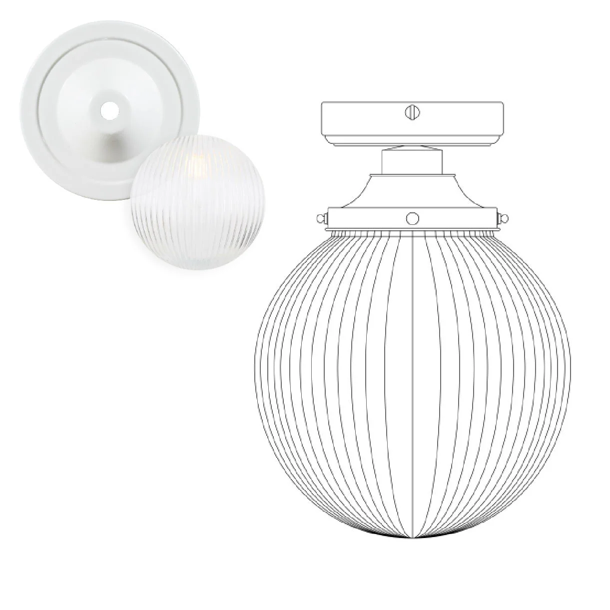 Cherith Outdoor Ceiling Light - Image 7
