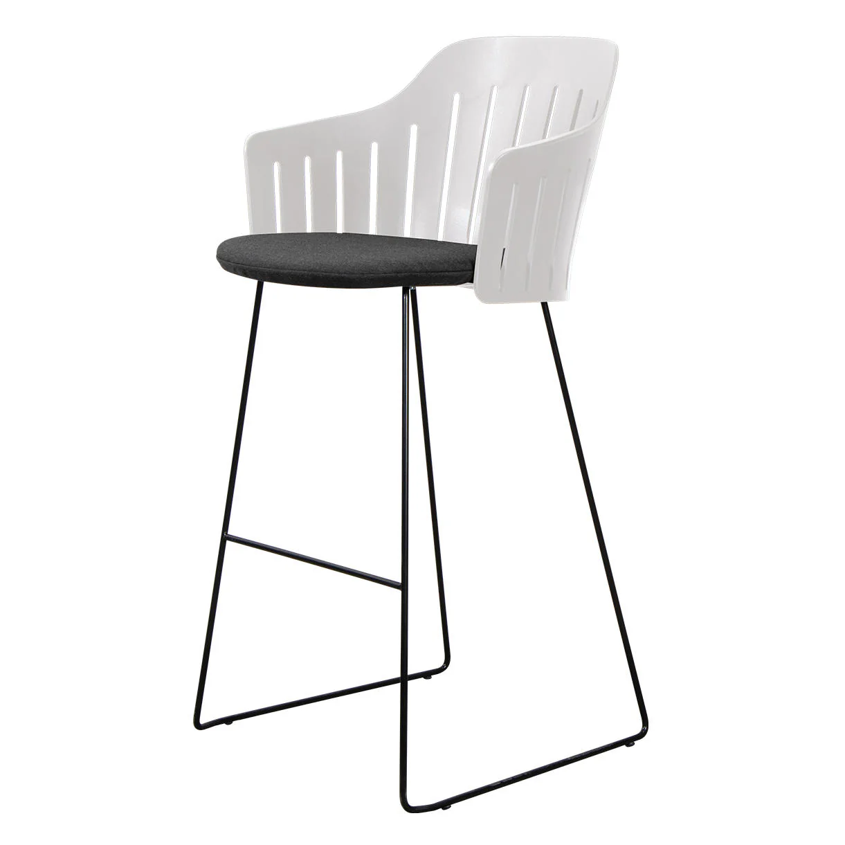 Choice Bar Chair with Black Sled Base - Image 12