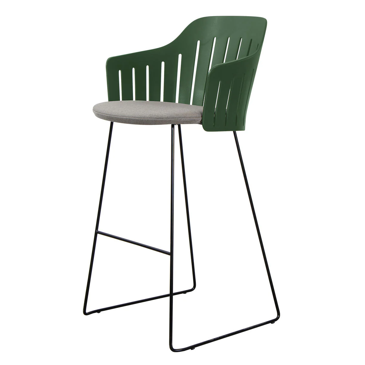 Choice Bar Chair with Black Sled Base - Image 13