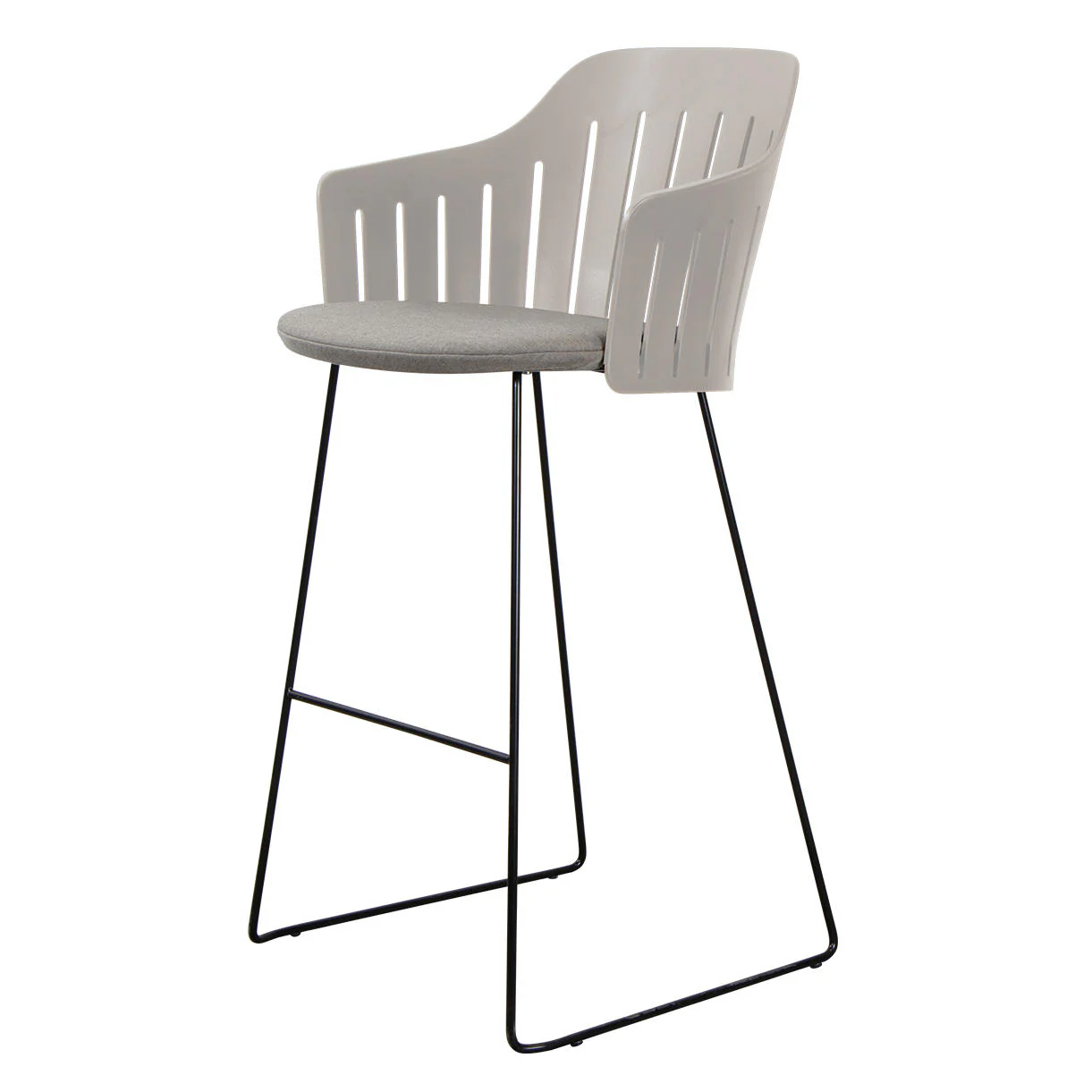 Choice Bar Chair with Black Sled Base - Image 15