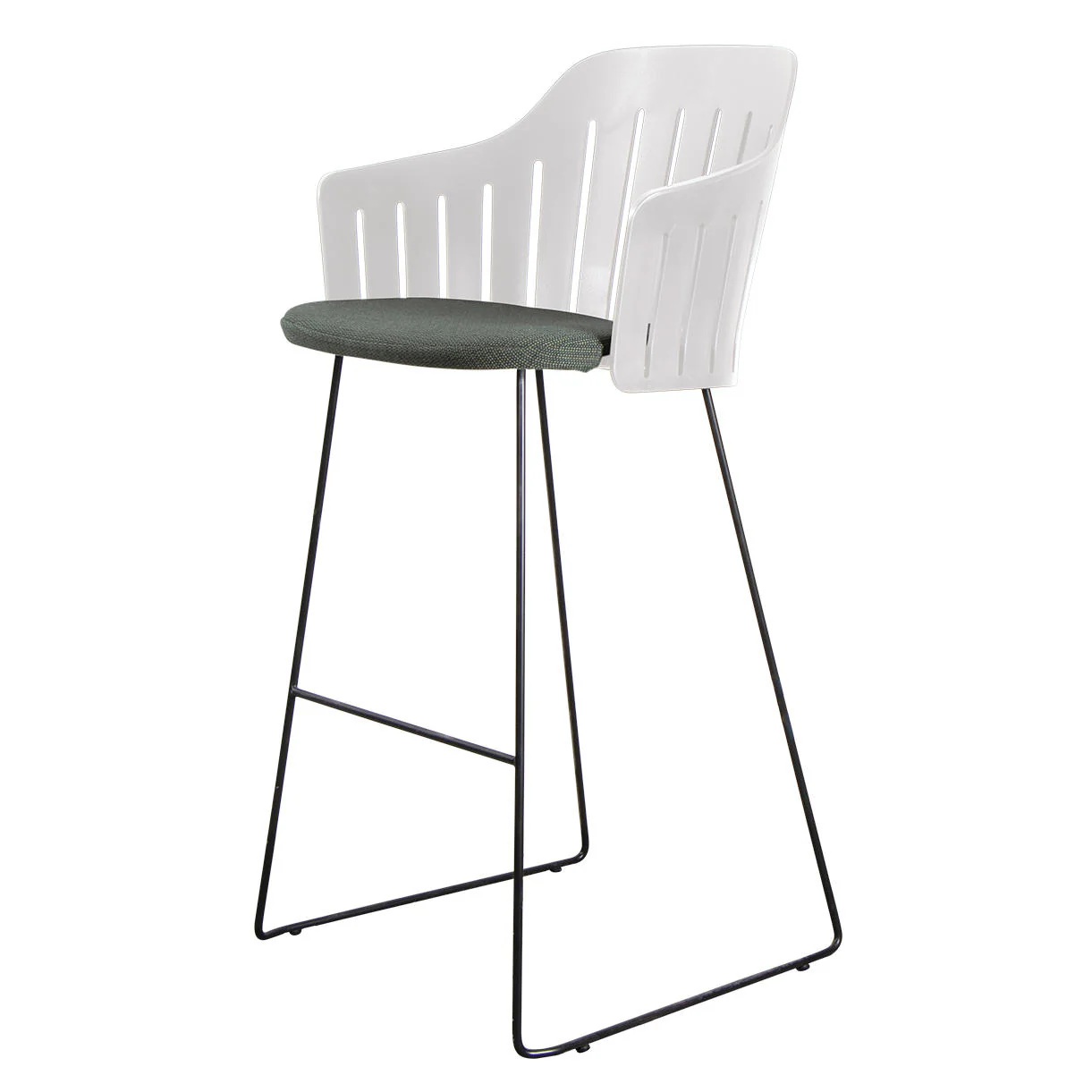 Choice Bar Chair with Black Sled Base - Image 20