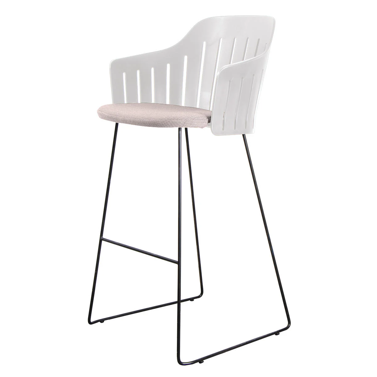 Choice Bar Chair with Black Sled Base - Image 24