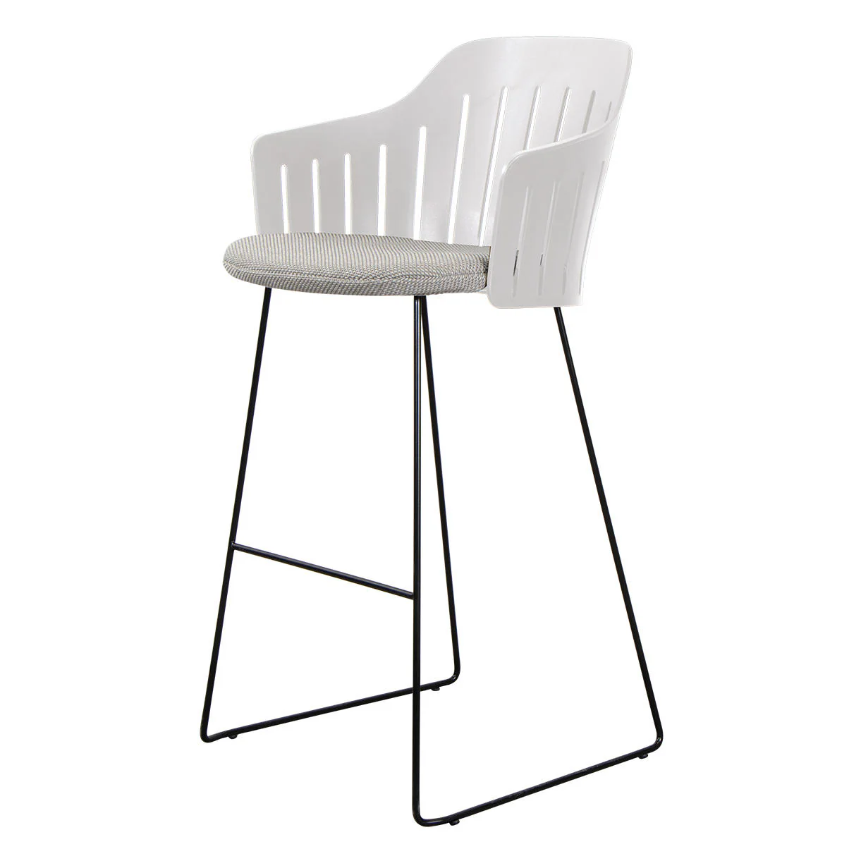 Choice Bar Chair with Black Sled Base - Image 32