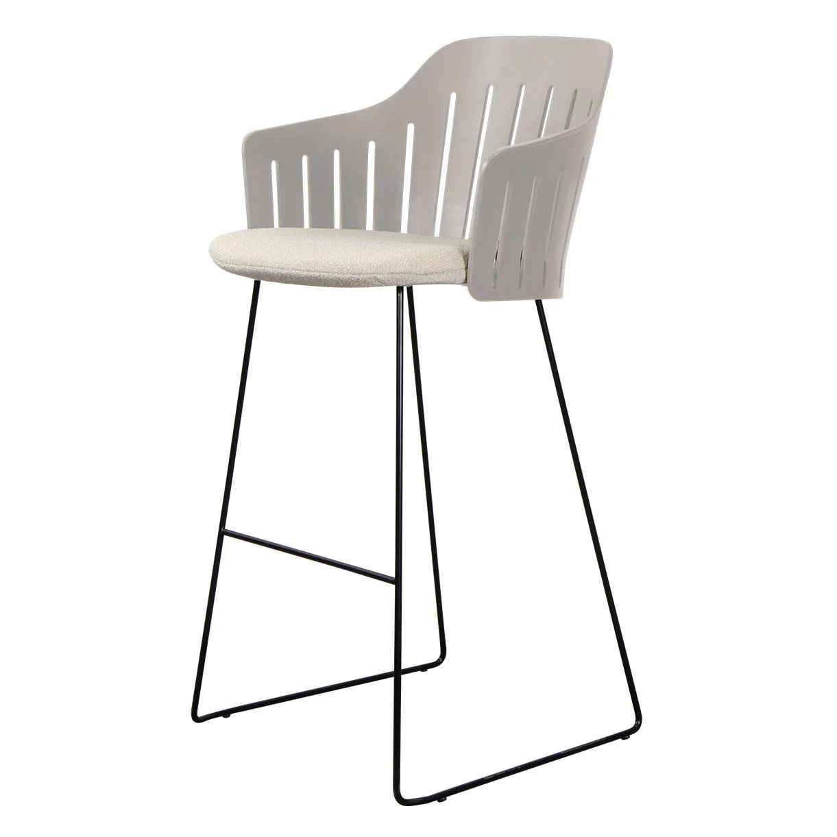 Choice Bar Chair with Black Sled Base - Image 35
