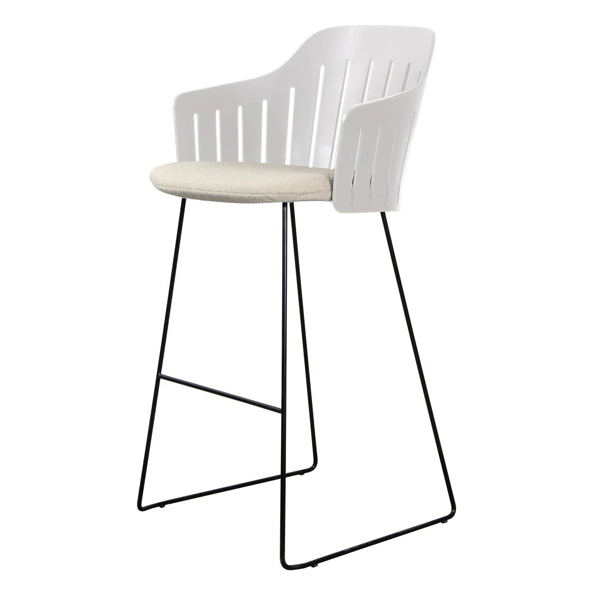 Choice Bar Chair with Black Sled Base - Image 36