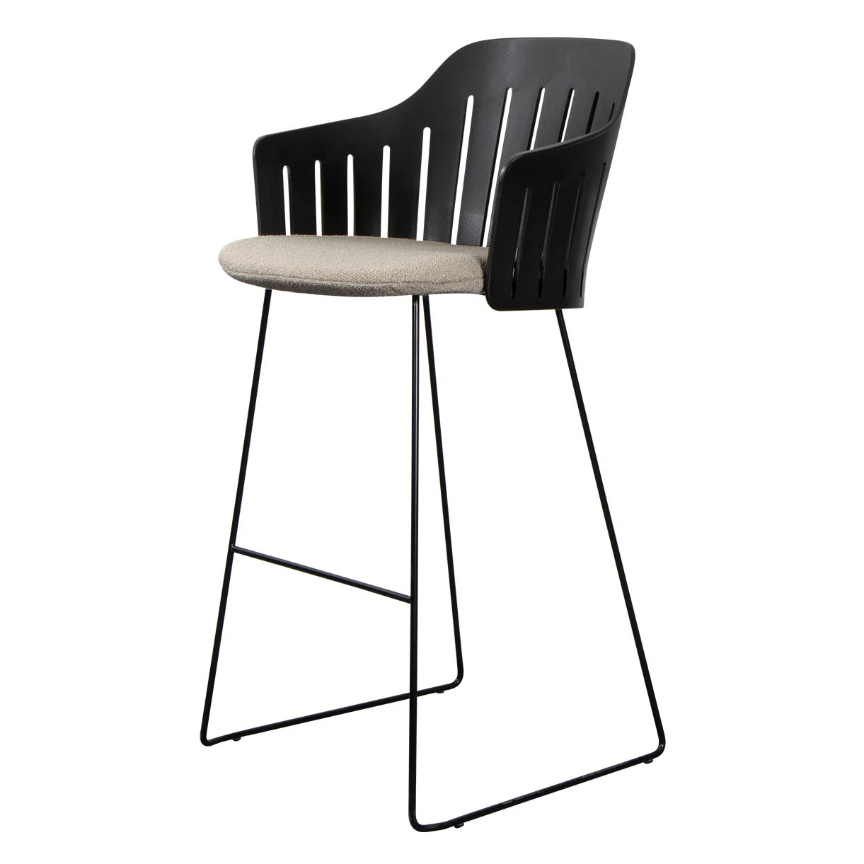 Choice Bar Chair with Black Sled Base - Image 38