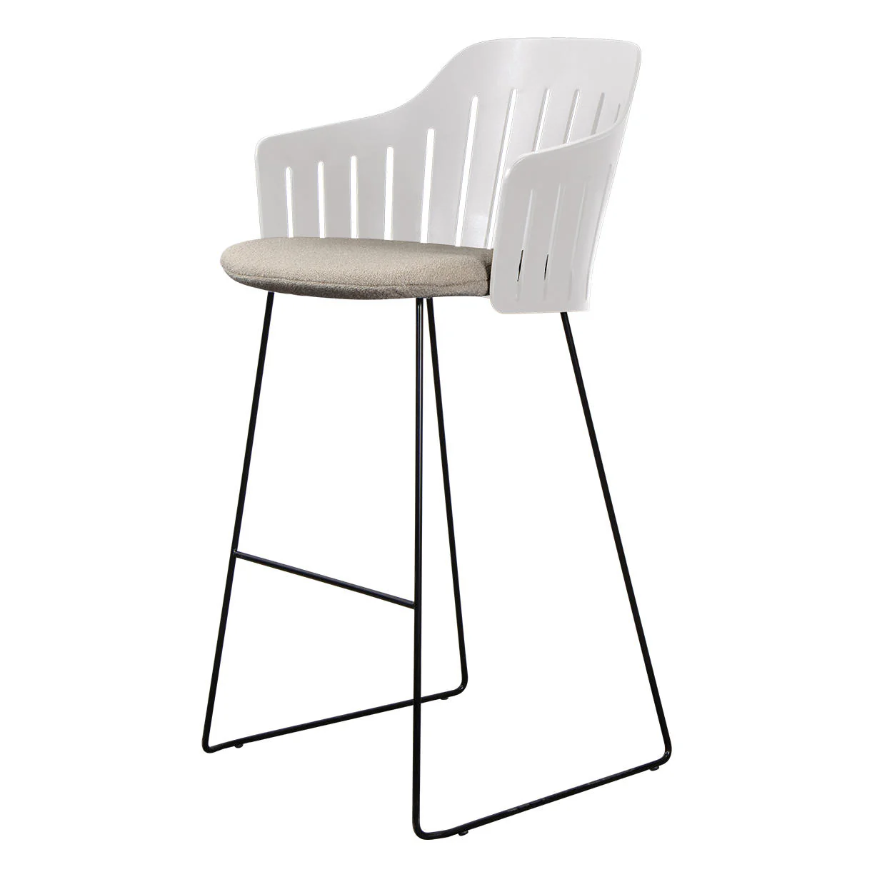 Choice Bar Chair with Black Sled Base - Image 40