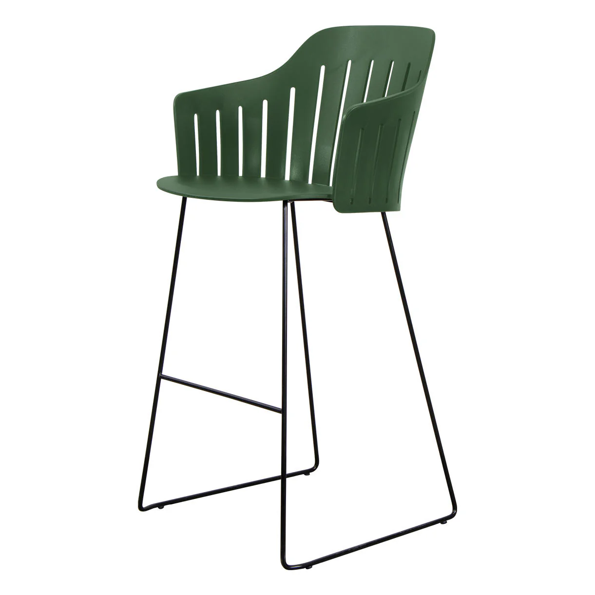 Choice Bar Chair with Black Sled Base - Image 5