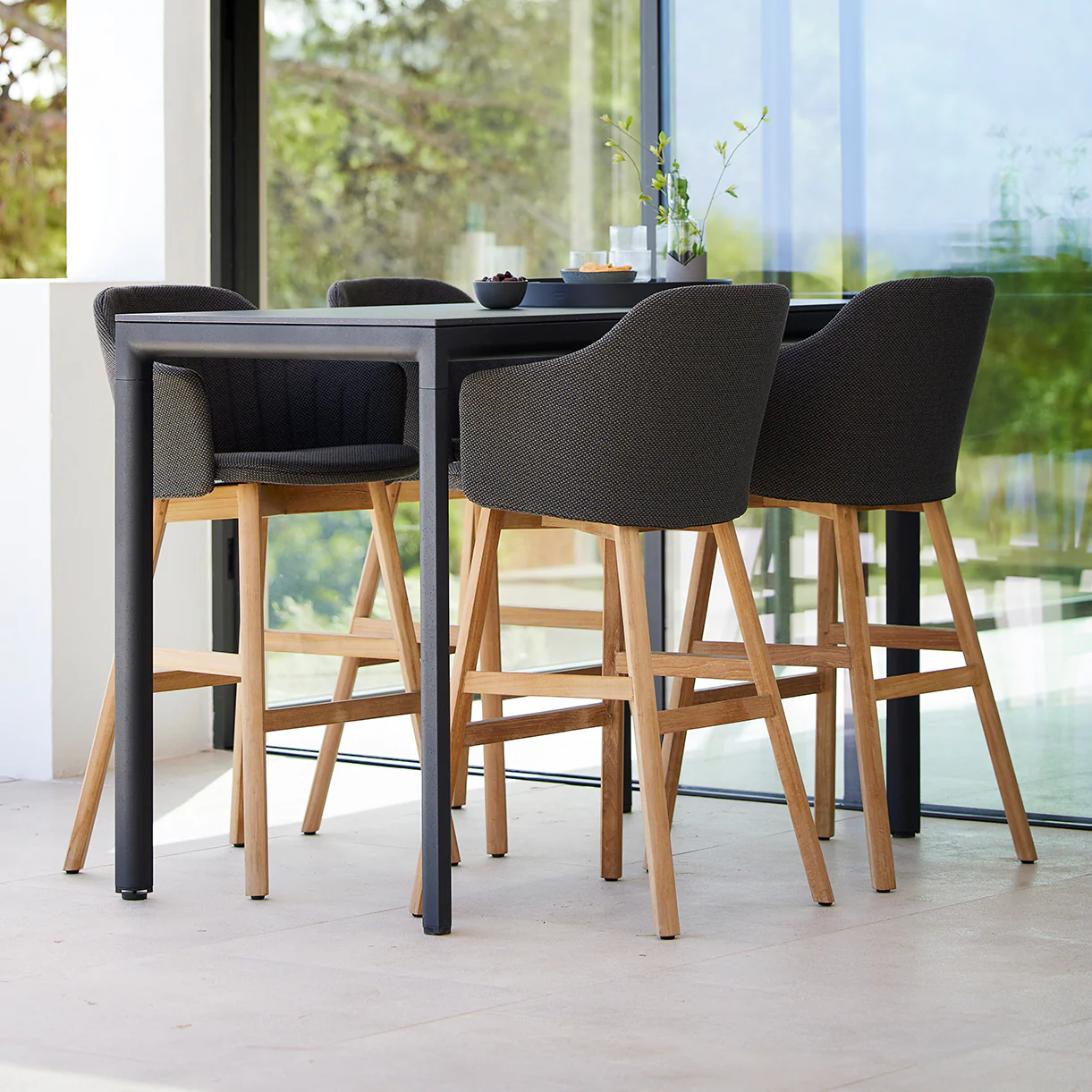 Choice Bar Chair with Teak Legs - Image 4