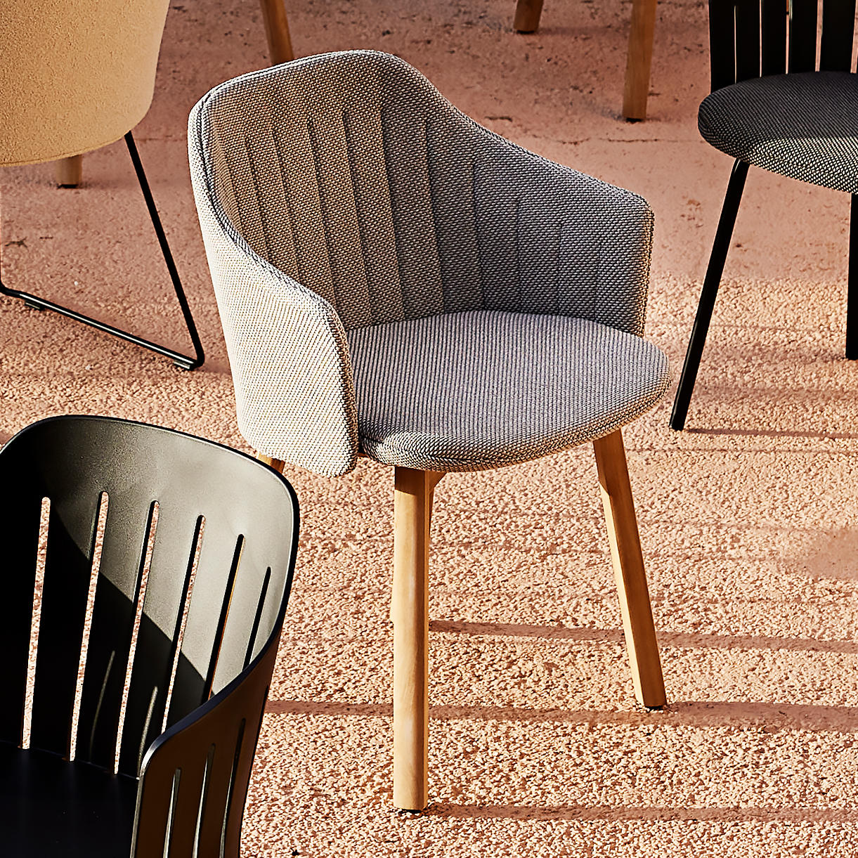 Choice Dining Chair with Teak Legs - Image 2
