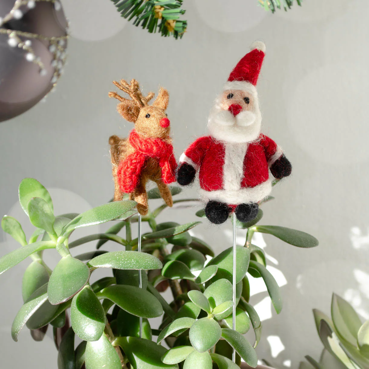 Christmas Characters Couples - Houseplant Decoration - Image 2