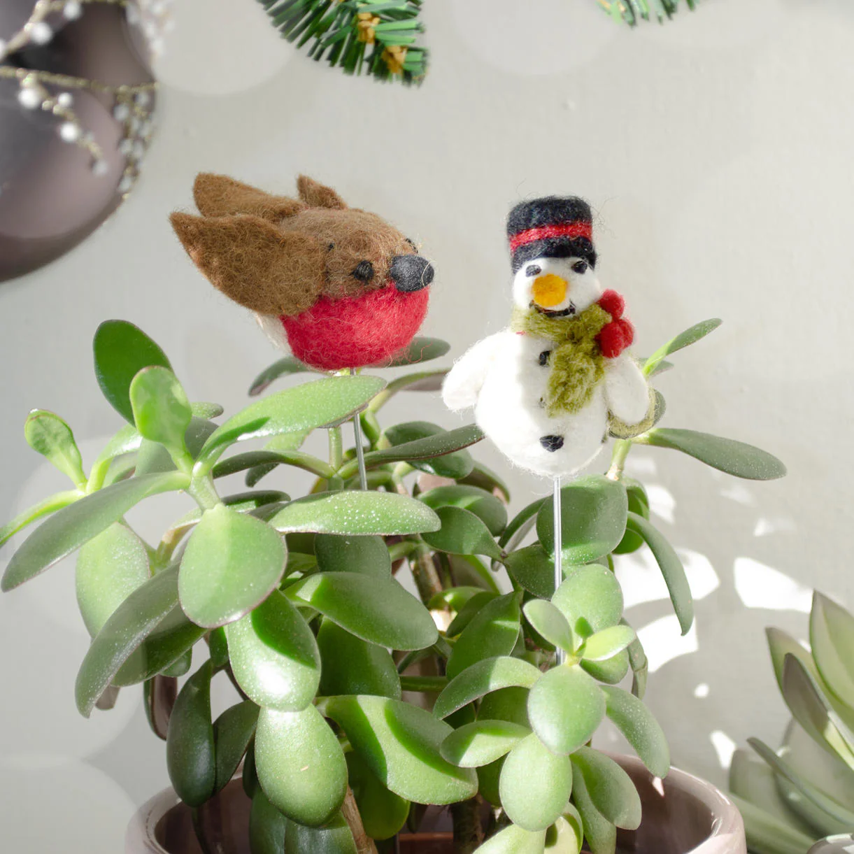 Christmas Characters Couples - Houseplant Decoration - Image 3