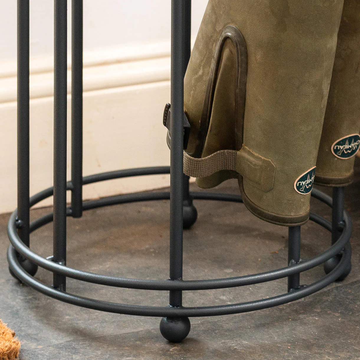 Circular Steel Welly Boot Stand