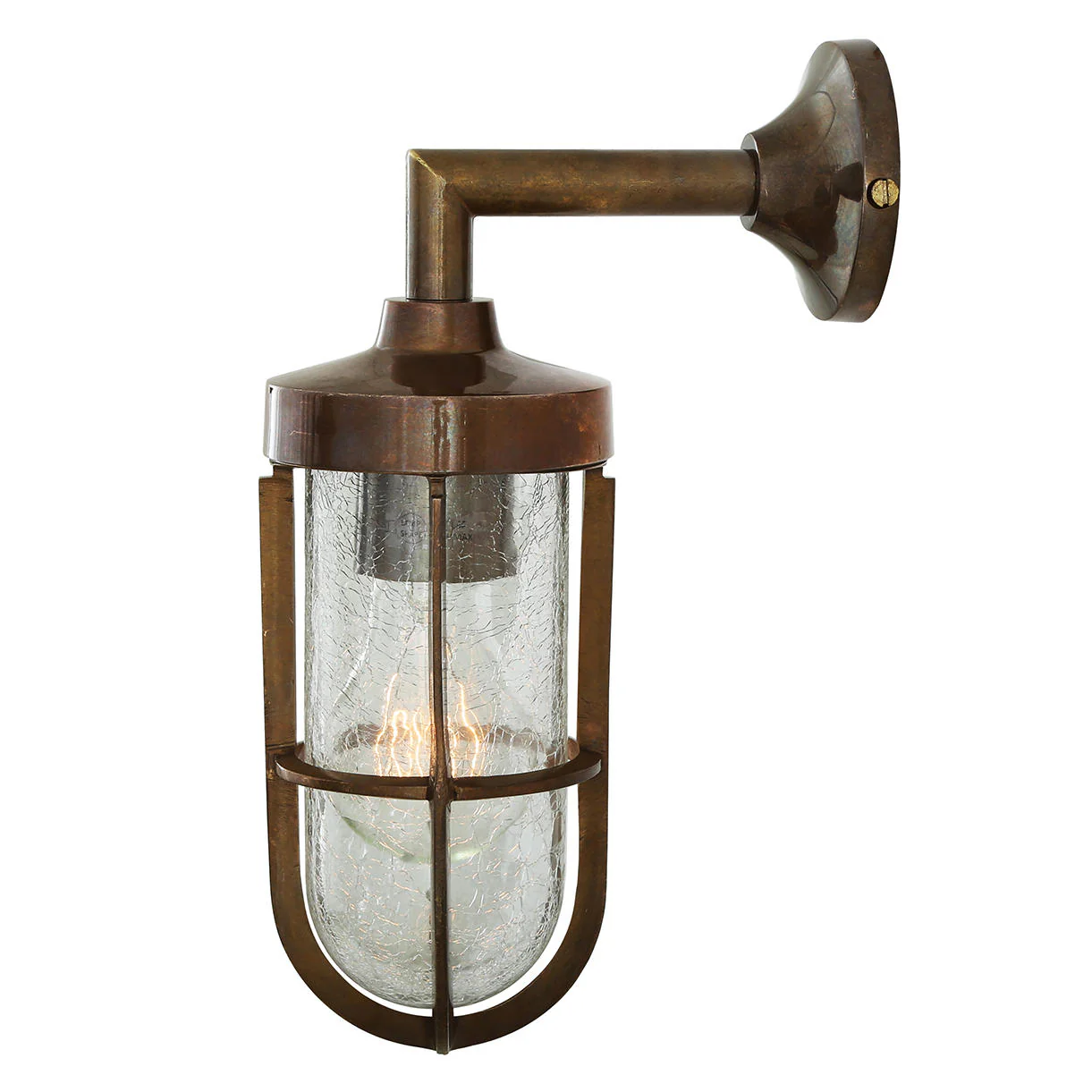 Cladach Brass Well Outdoor Wall Light - Image 4