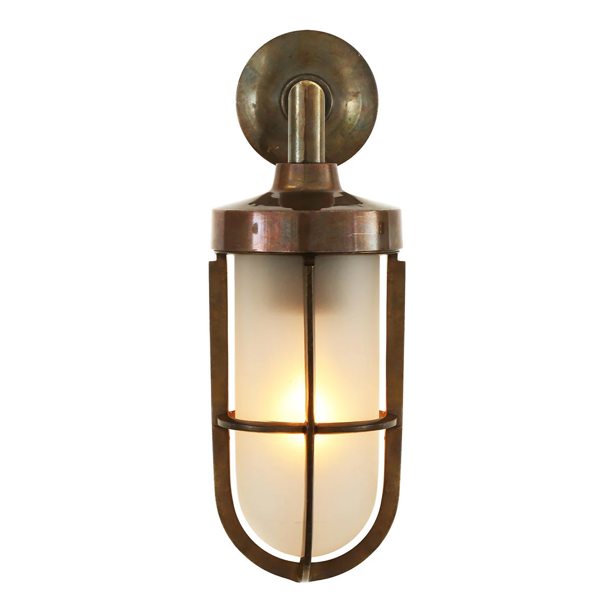 Cladach Brass Well Outdoor Wall Light - Image 5