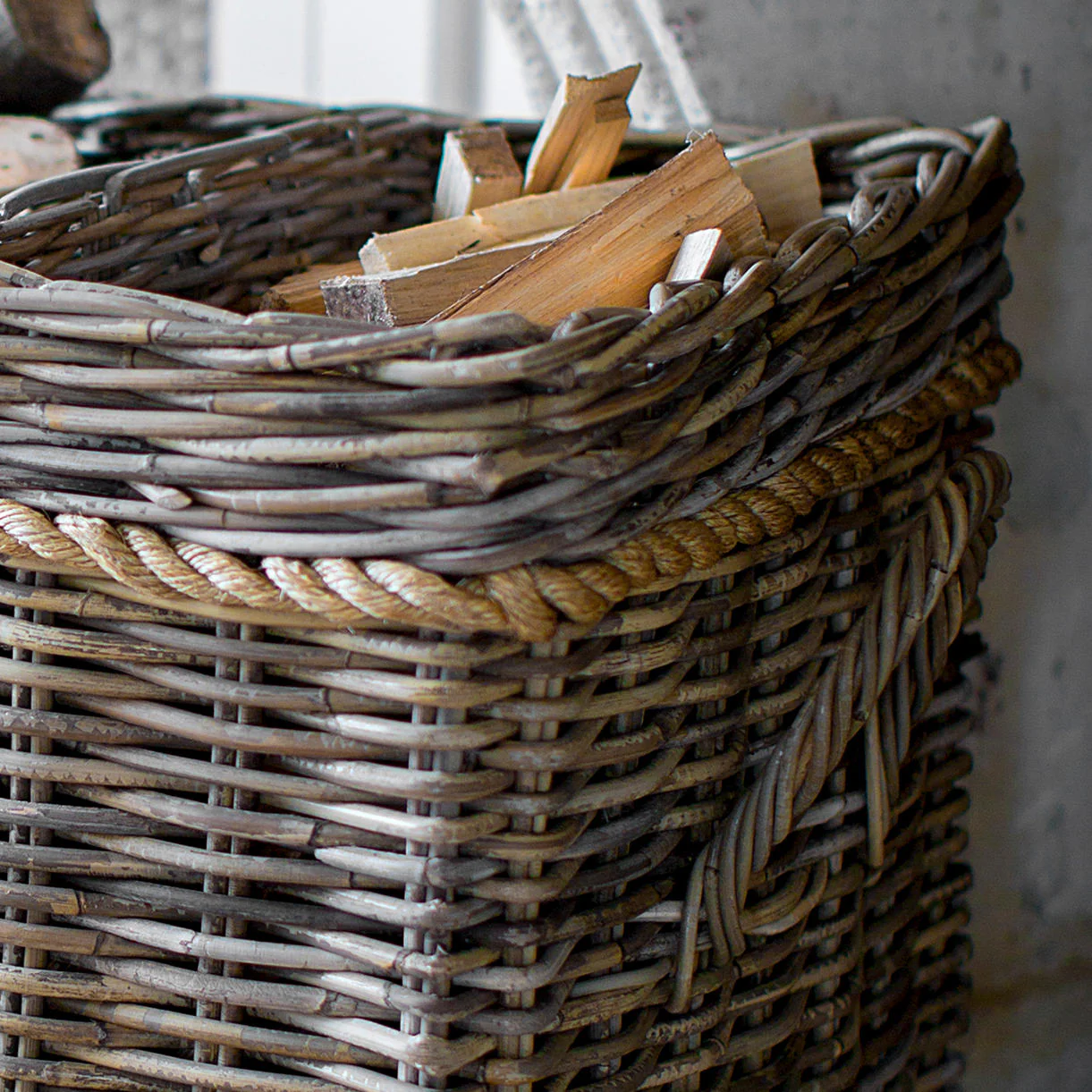 Classic Rectangular Log Basket - Image 2