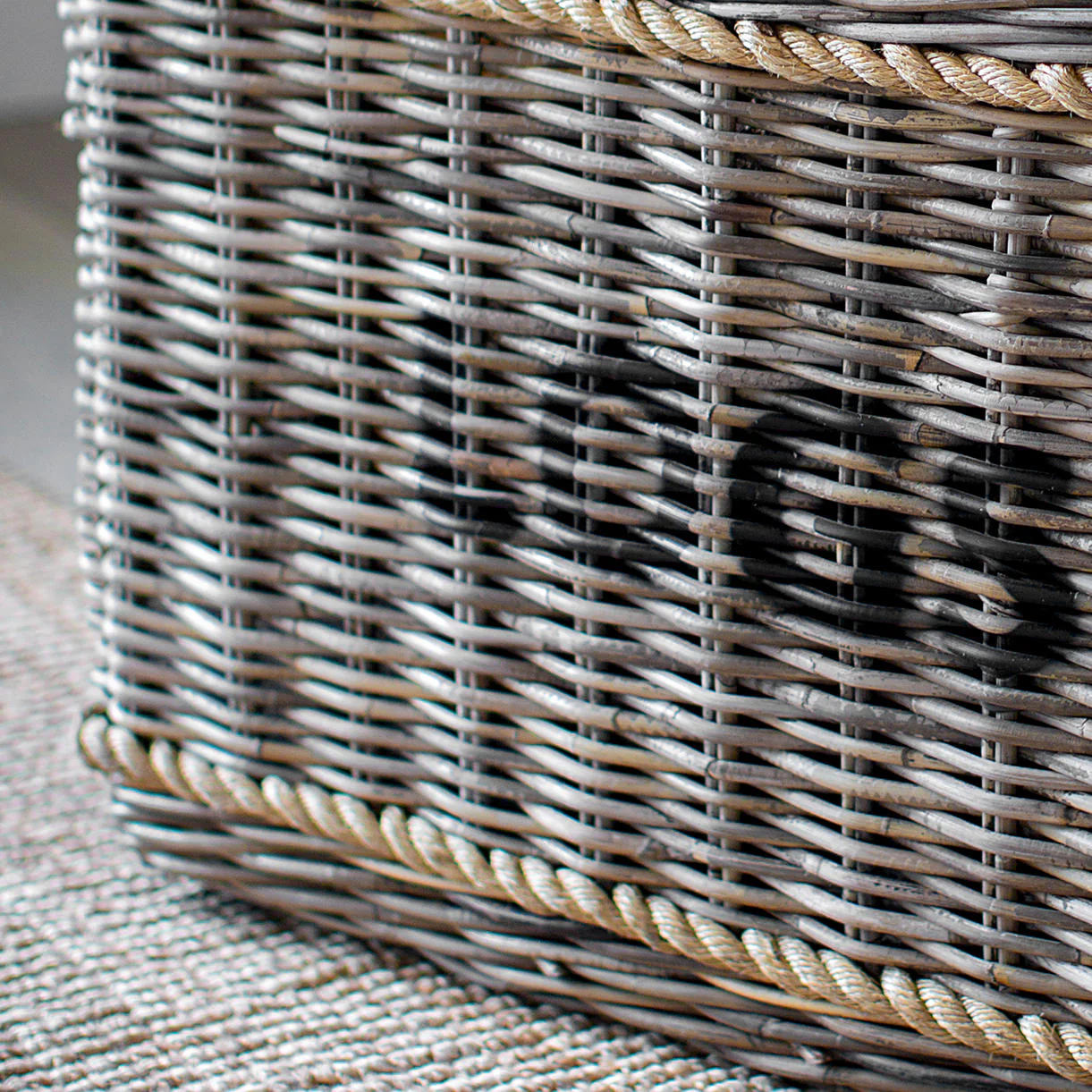 Classic Rectangular Log Basket - Image 3