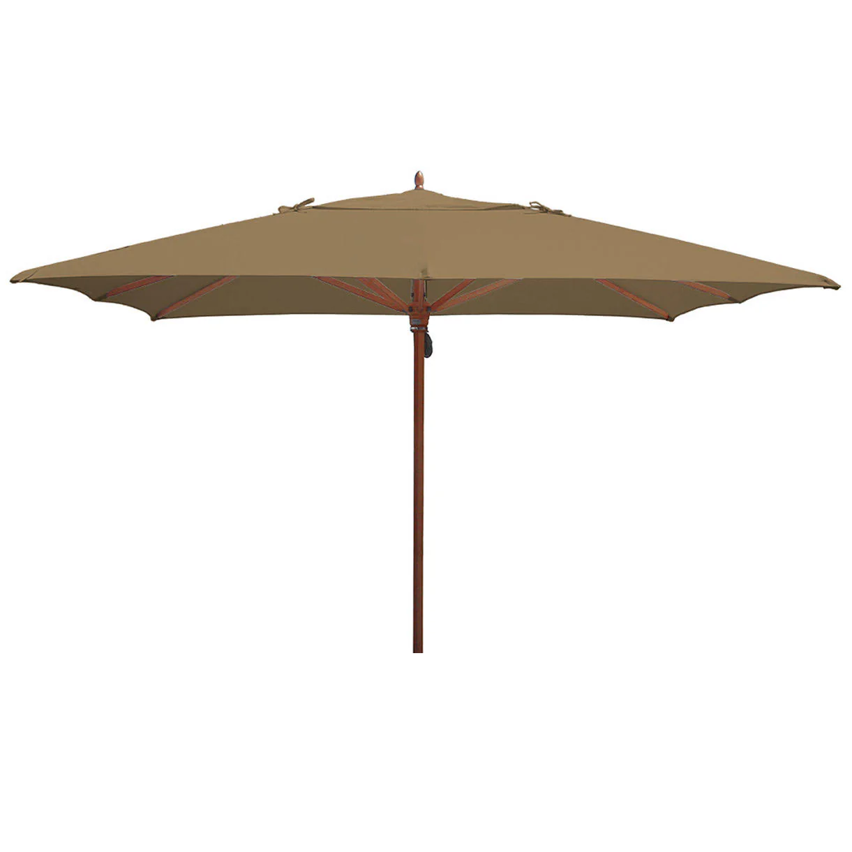 Classic Wood Framed 3.6m Square Parasols - Image 24