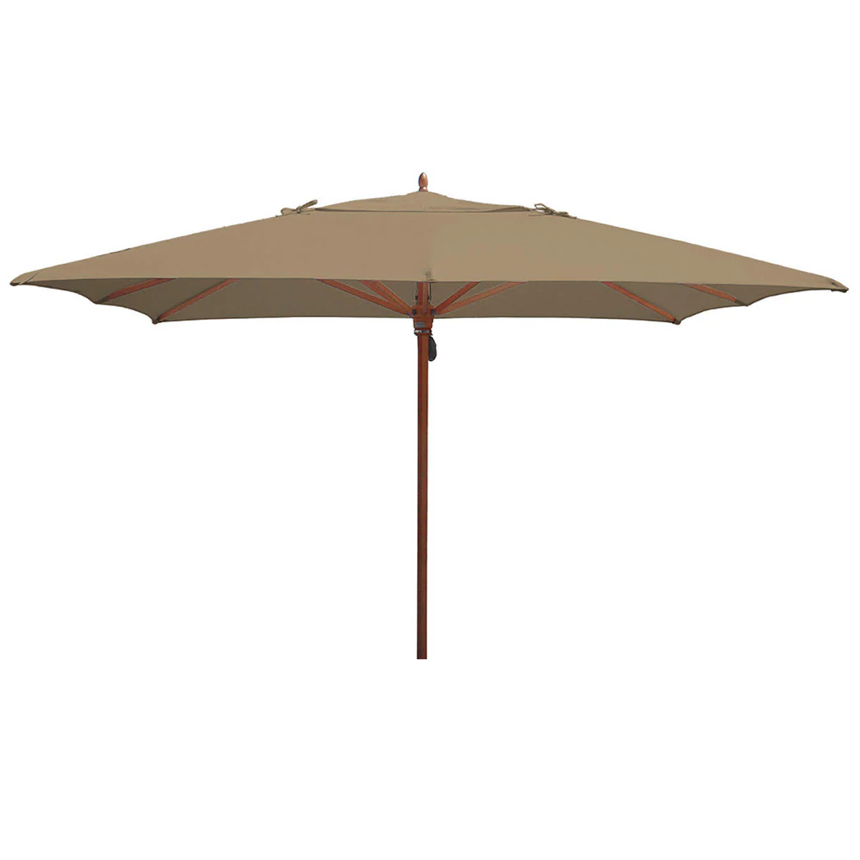 Classic Wood Framed 3.6m Square Parasols - Image 25