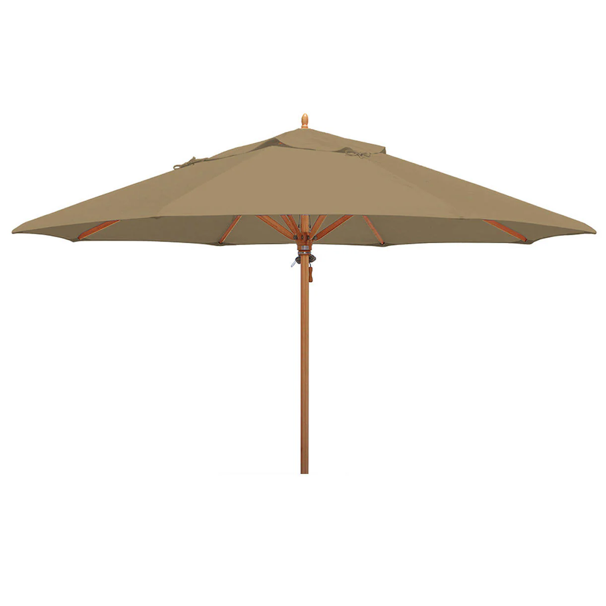 Classic Wood Framed 4.0m Round Parasols - Image 25