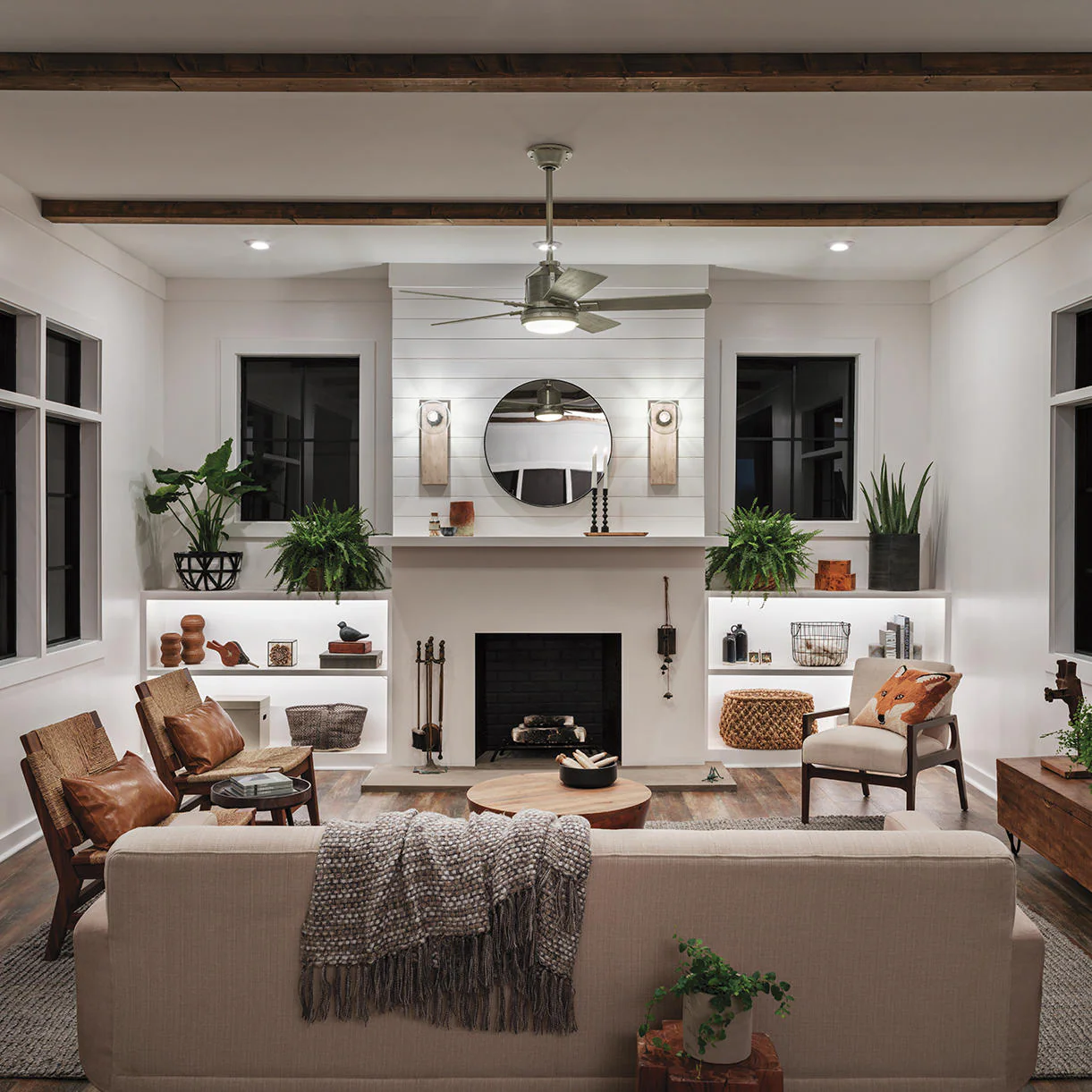 Colerne Indoor Ceiling Fan with LED Light - Image 2