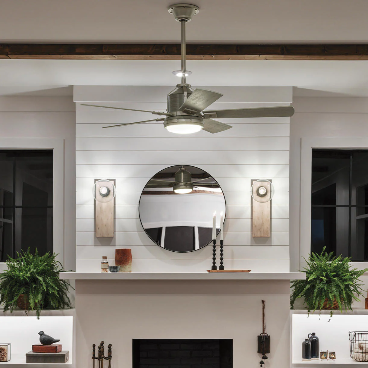 Colerne Indoor Ceiling Fan with LED Light - Image 4