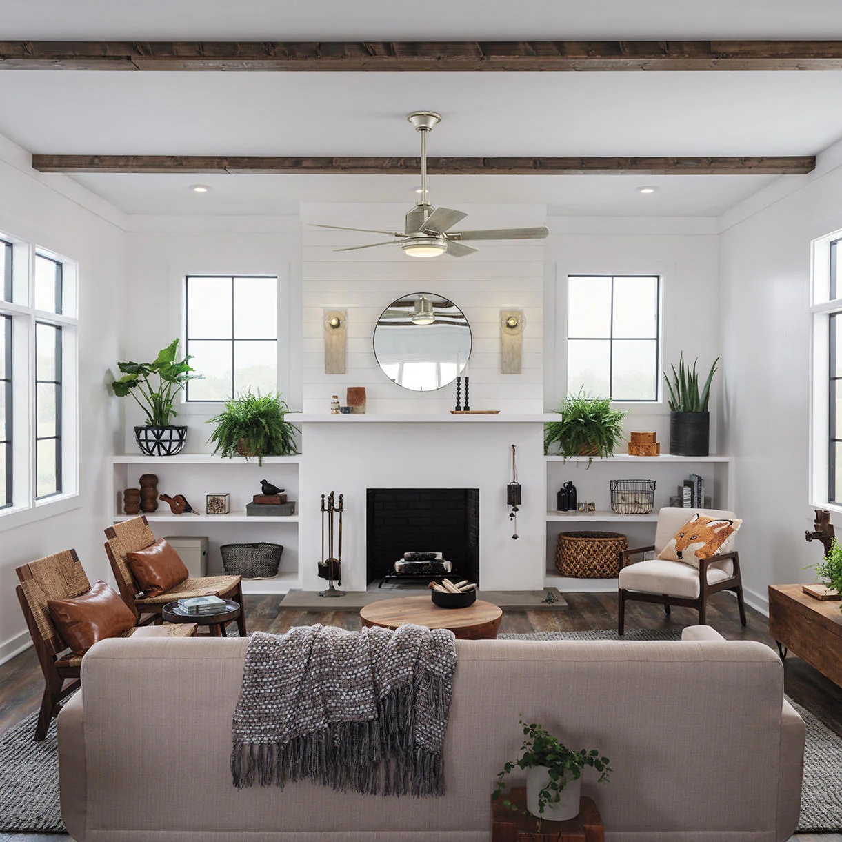 Colerne Indoor Ceiling Fan with LED Light - Image 5