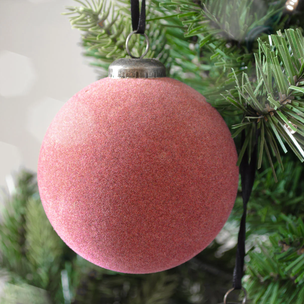 Conker Flocked Hanging Baubles - Image 3