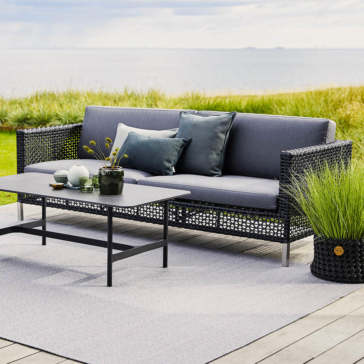 Connect 3-Seater Sofa Open Weave