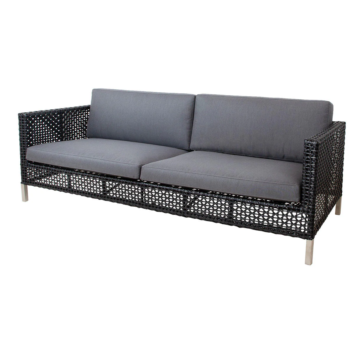 Connect 3-Seater Sofa Open Weave - Image 6