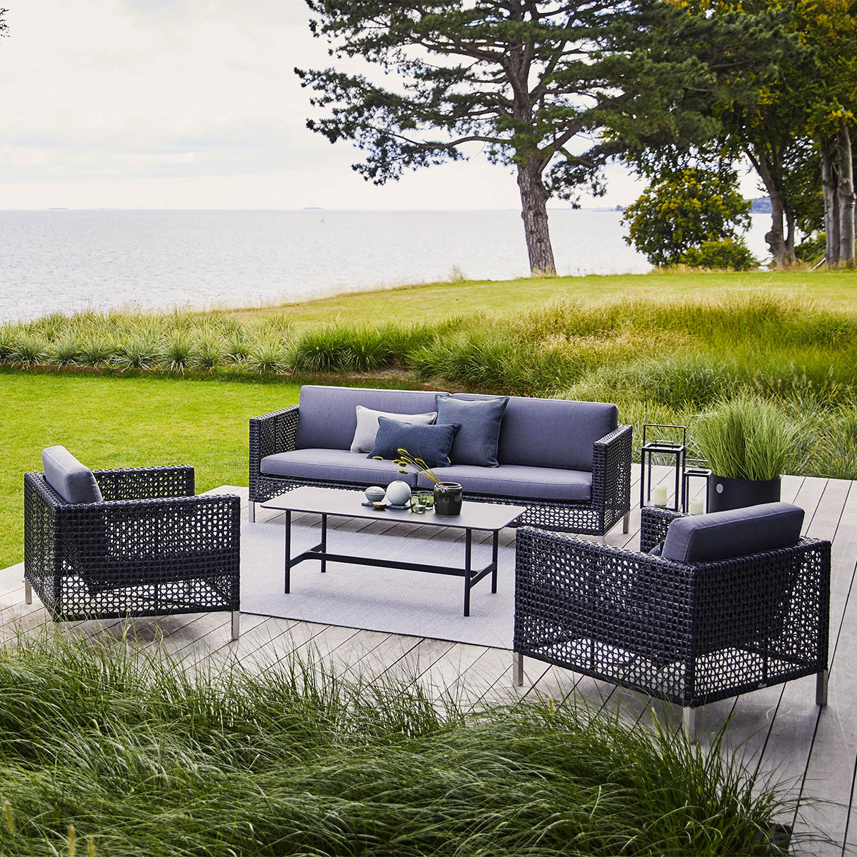 Connect Lounge Chair Open Weave - Image 3