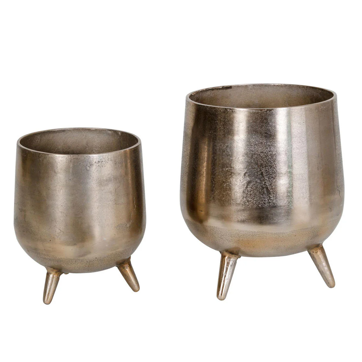 Set of Indian Footed Planters - Image 5