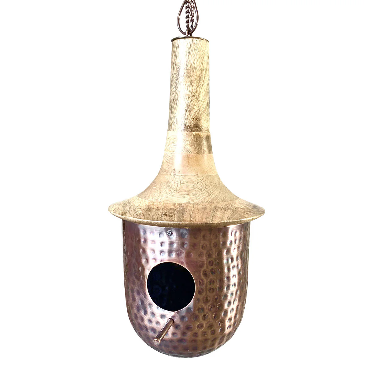 Copper & Wood Birdhouses/Feeders - Image 5