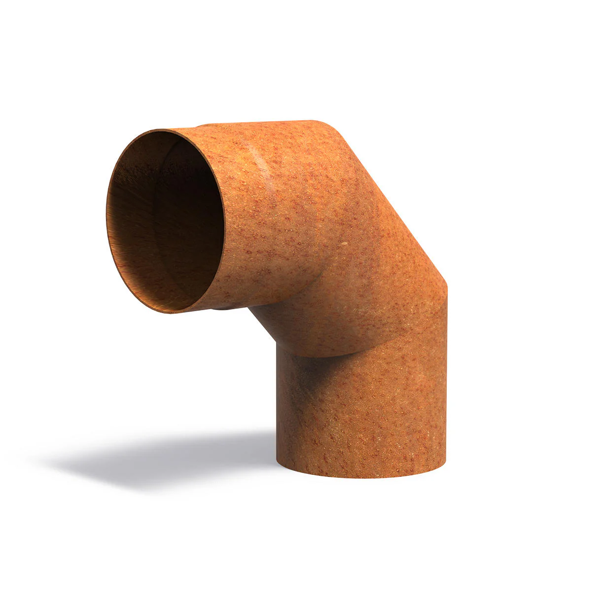 Corten Flue Pipe 90° Bend For Outdoor Stoves - Image 2