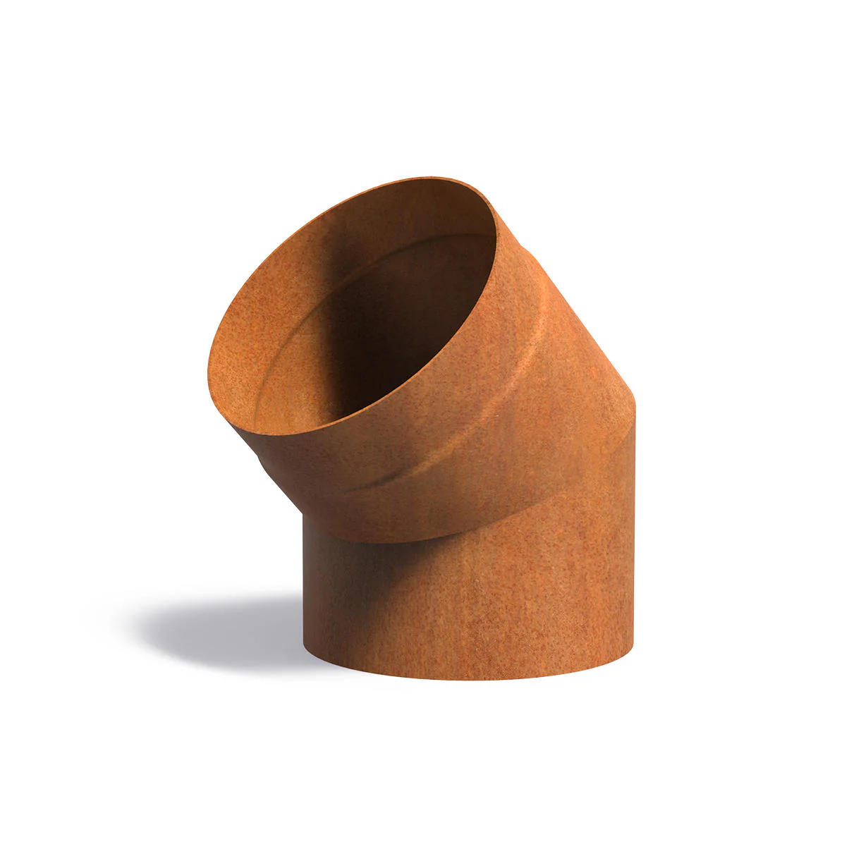 Corten Flue Pipe 90° Bend For Outdoor Stoves - Image 4