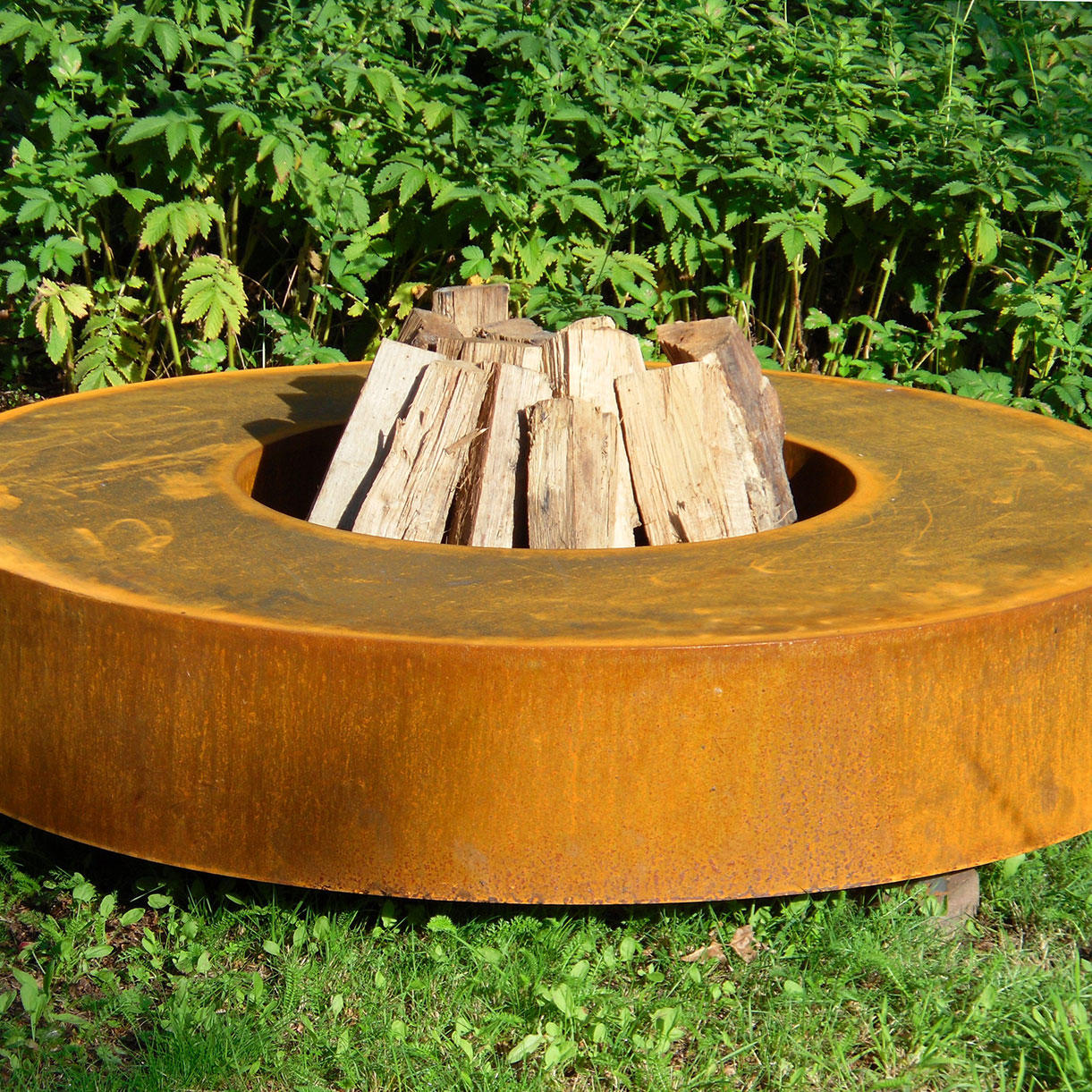 Corten Steel Garden Fire Pits