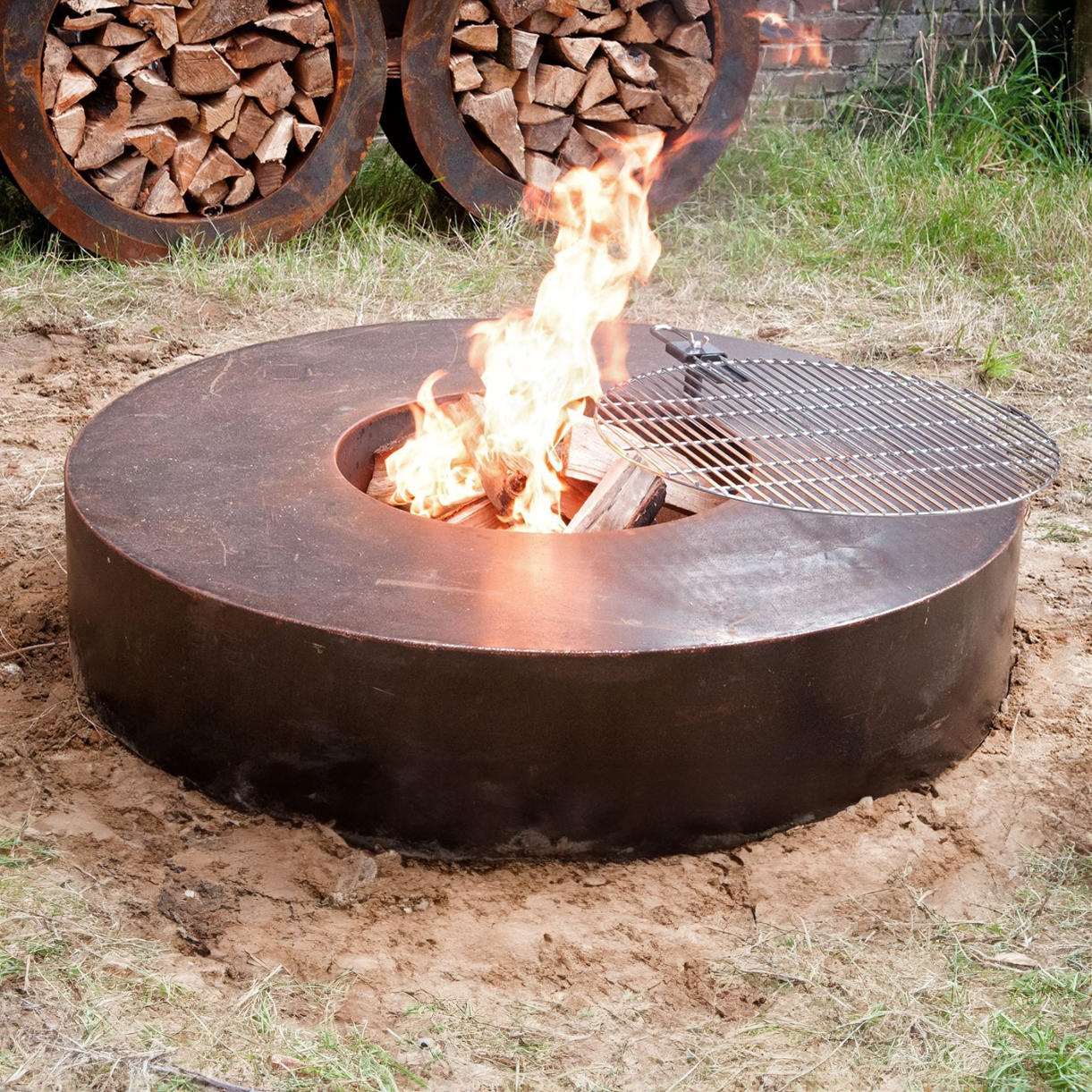 Corten Steel Garden Fire Pits - Image 3