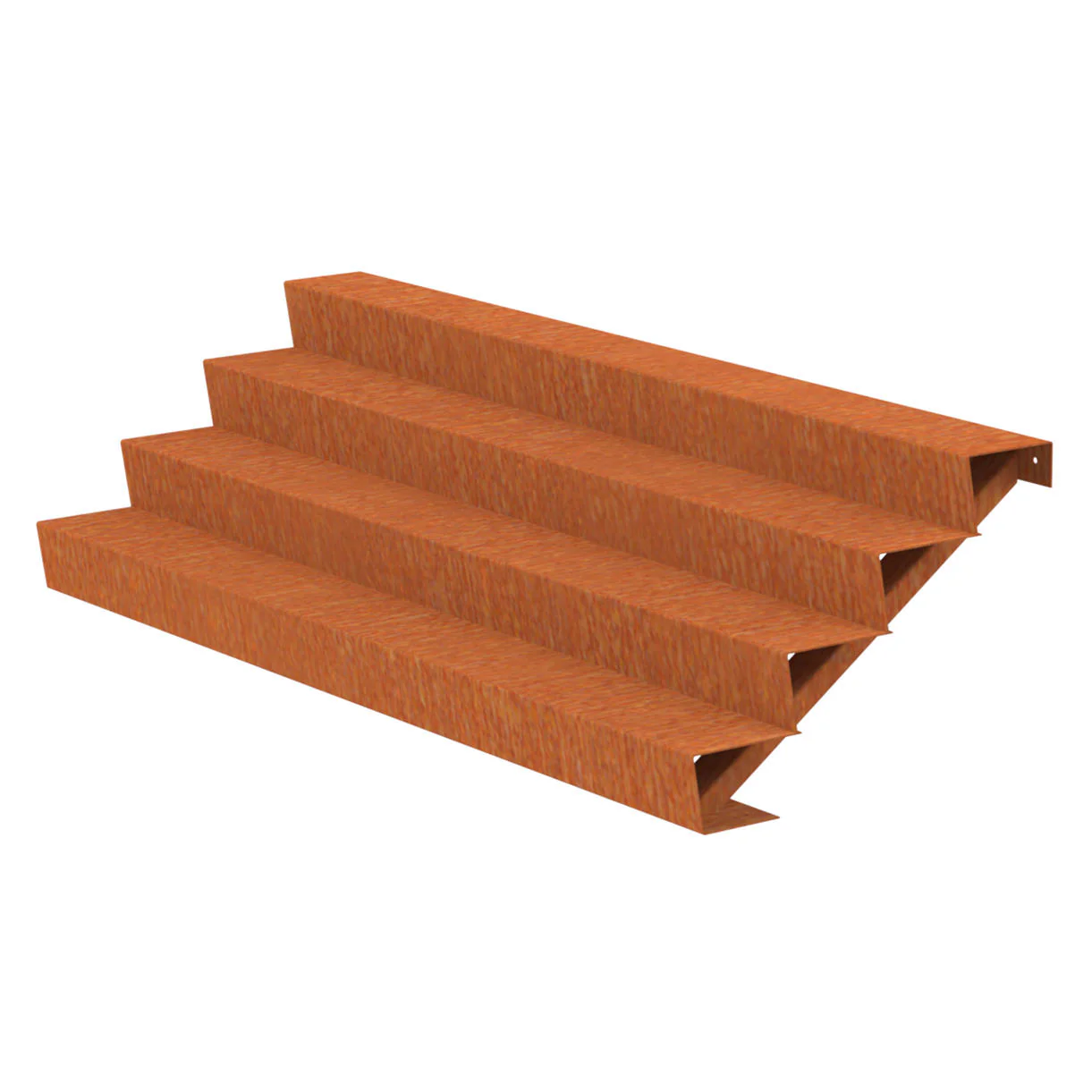 Corten Steel Outdoor Garden Steps - Image 11