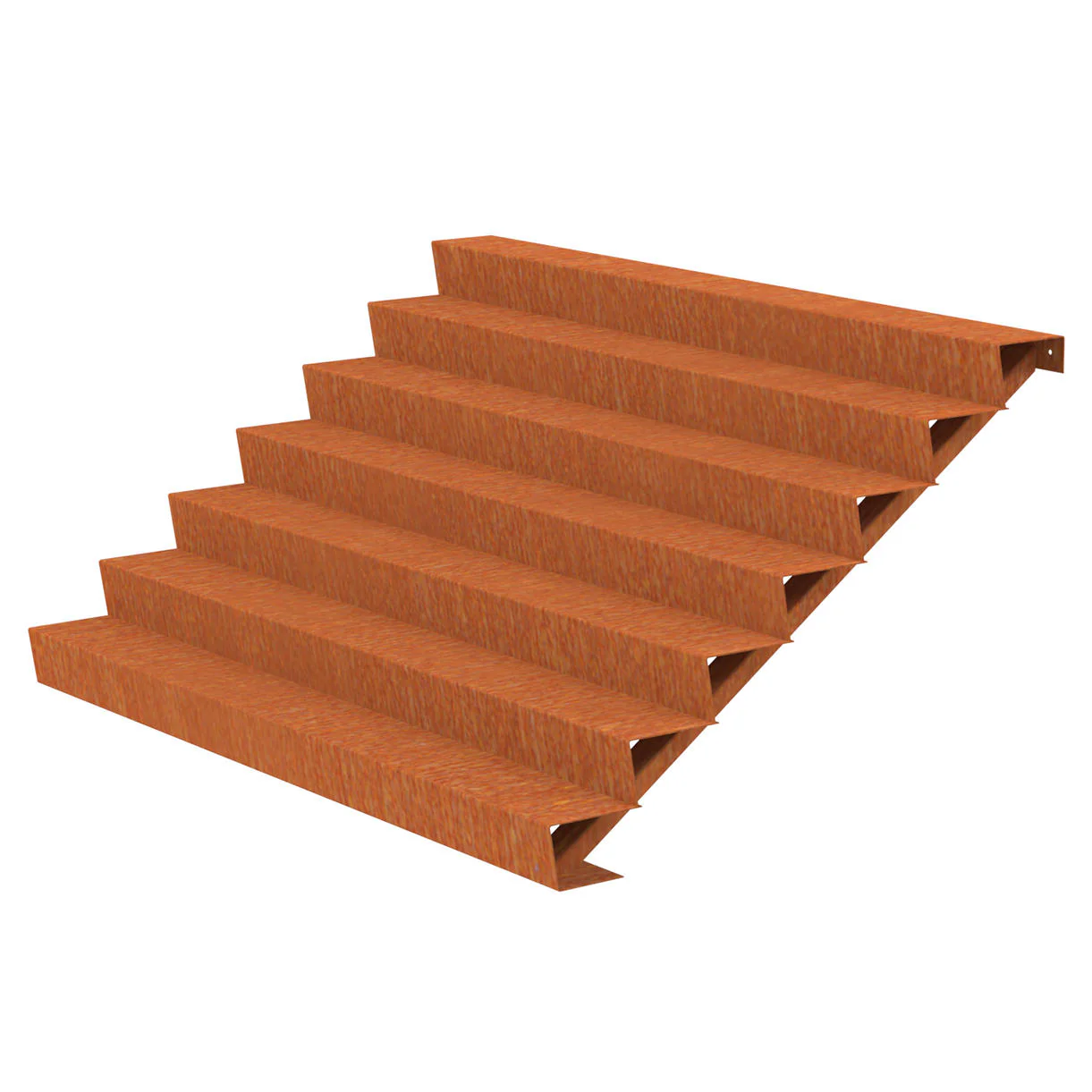 Corten Steel Outdoor Garden Steps - Image 14